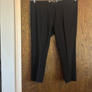 Marina Rinaldi Black trouser pant made in Italy plus size 24